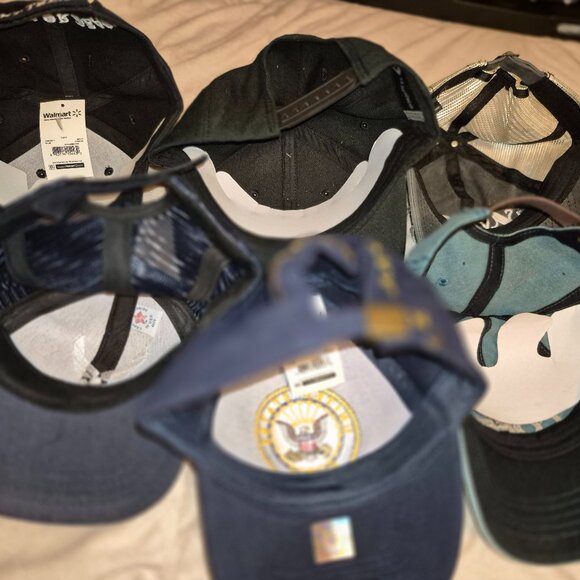 7 Assorted Baseball Style Caps